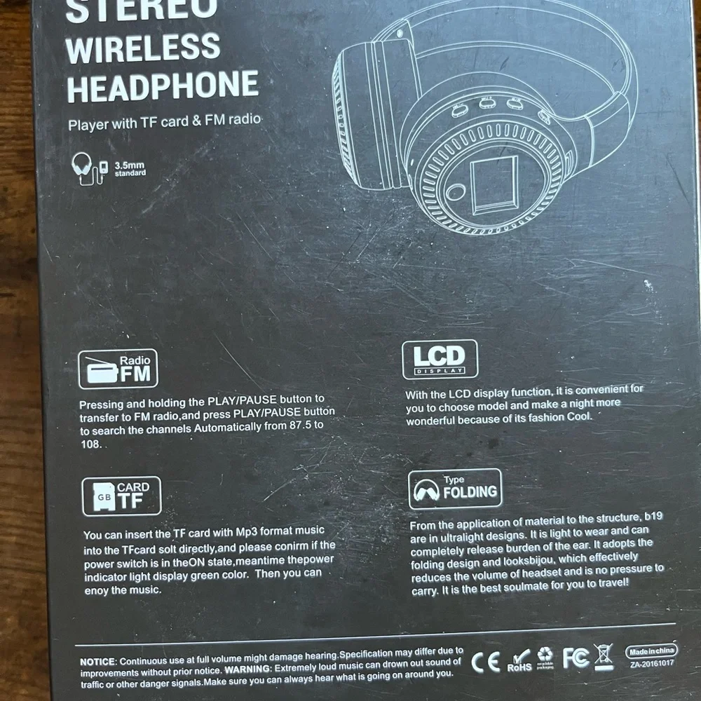 Wireless headphones NEW - Picture 3 of 6